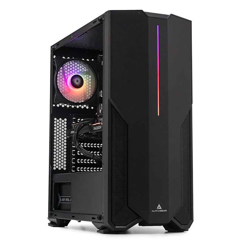 PC Gaming ZMEU Epic Pro, AMD Ryzen 5 3600 3.6GHz, 16GB DDR4, 500GB SSD, RX 6600 8GB GDDR6