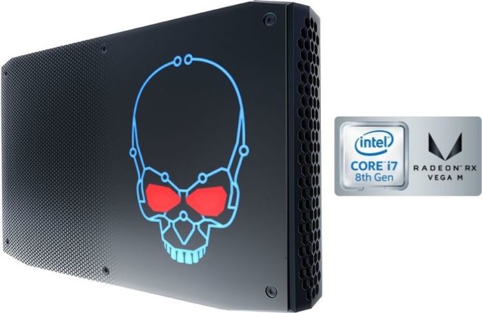 Mini Sistem PC Intel (NUC) Next Unit of Computing NUC8i7HNK2, Core i7-8705G 3.1GHz, 2x DDR4 SO-DIMM 32GB max, Radeon™ RX Vega M GL, 2x M.2 SSD