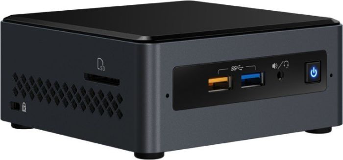 Mini Sistem PC Intel (NUC) Next Unit of Computing NUC7CJYH2, Celeron J4005 2.0GHz, 2x DDR4 8GB max, HDD 2.5 inch, HDMI