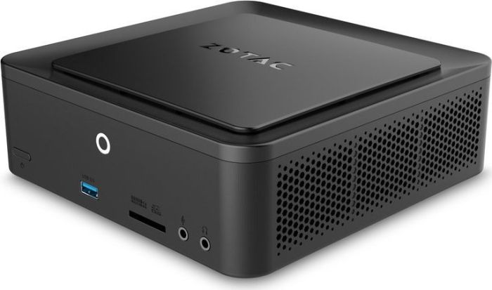 Mini Sistem PC Zotac ZBOX QK5P1000, Kaby Lake i5-7200U 2.5GHz, 2x DDR4, Quadro P1000, fara HDD, HDMI , WI-Fi, Bluetooth