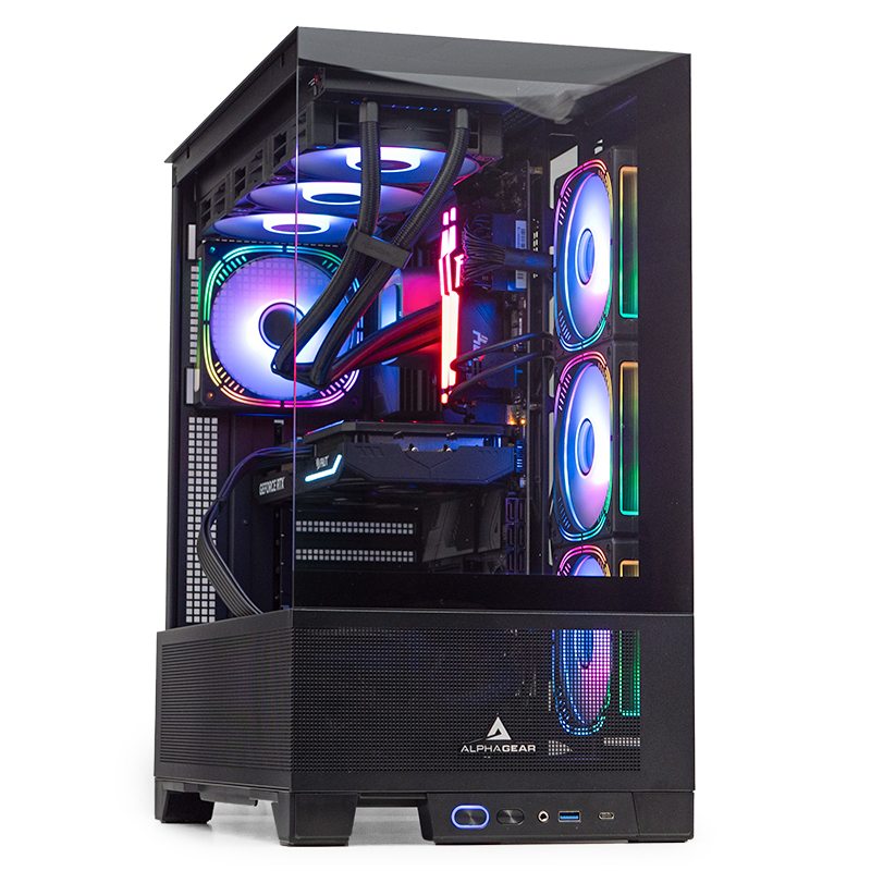PC Gaming GREUCEANU Epic Max, Intel i5-14600K 3.5GHz, 32GB DDR5, 2TB SSD, RTX 4070 SUPER 12GB GDDR6X, Iluminare RGB