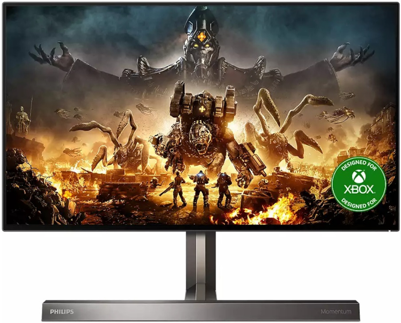 Monitor LED Philips 329M1RV 31.5 inch UHD IPS 1 ms 144 Hz USB-C HDR G-Sync Compatible Ambiglow